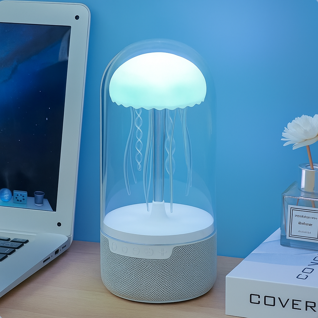 Jellyfish Night Light Bluetooth-Compatible Speaker