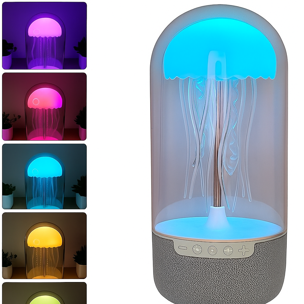 Jellyfish Night Light Bluetooth-Compatible Speaker
