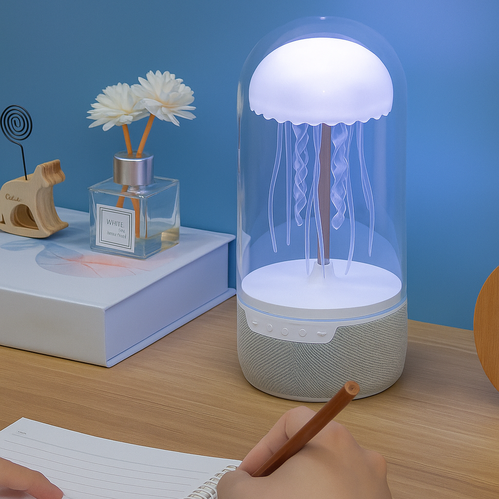Jellyfish Night Light Bluetooth-Compatible Speaker