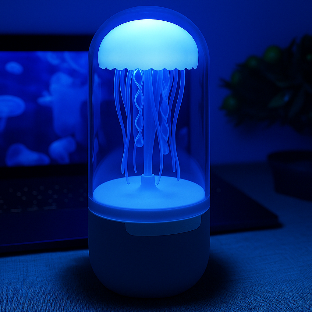 Jellyfish Night Light Bluetooth-Compatible Speaker