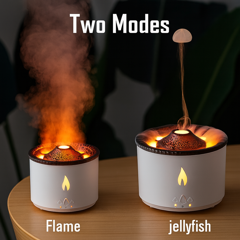 Volcano Flame Fire Air Humidifier