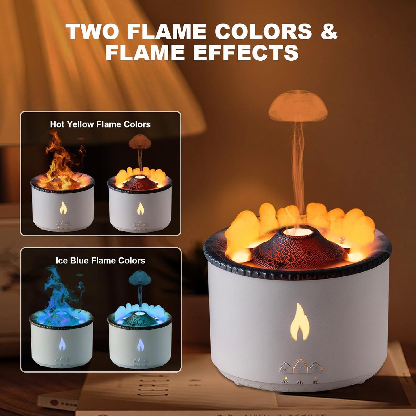 Volcano Flame Fire Air Humidifier
