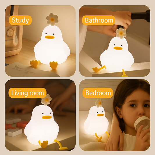 Flower Duck Night Lamp