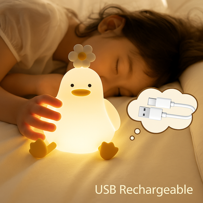 Flower Duck Night Lamp