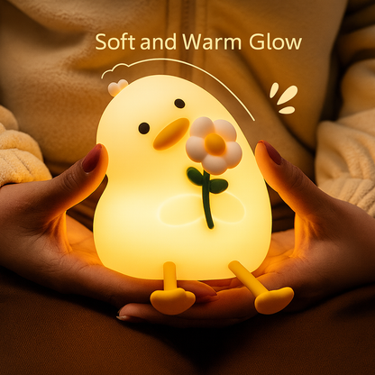 Flower Duck Night Lamp